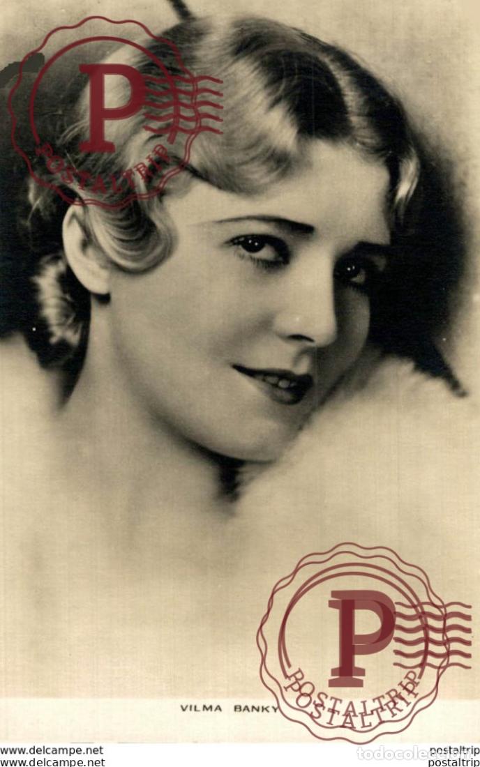 Cin&eacute;ma: Vilma Banky. 8.5*13.5 cm Plain Back