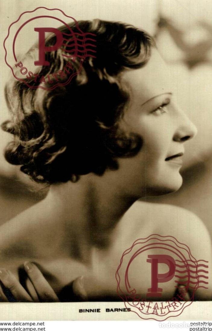 Cin&eacute;ma: Binnie Barnes. 8.5*13.5 cm Plain Back