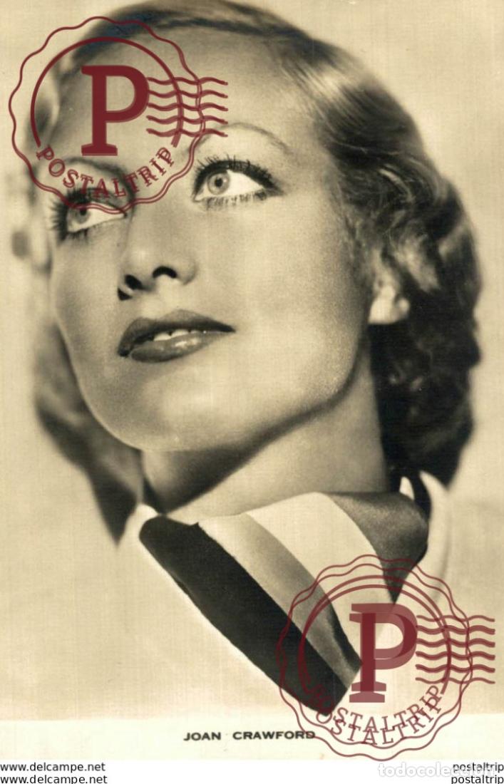 Cine: Joan Crawford. 8.5*13.5 cm Plain Back