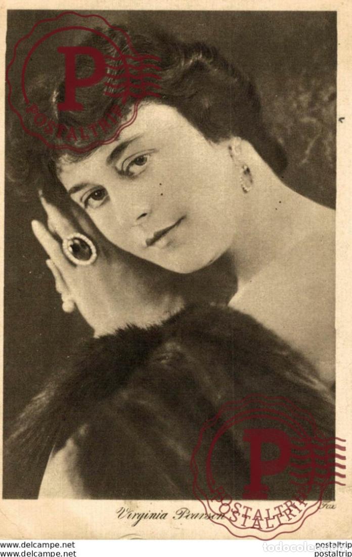 Cine: Virginia Pearson. 8.5*13.5 cm Plain Back