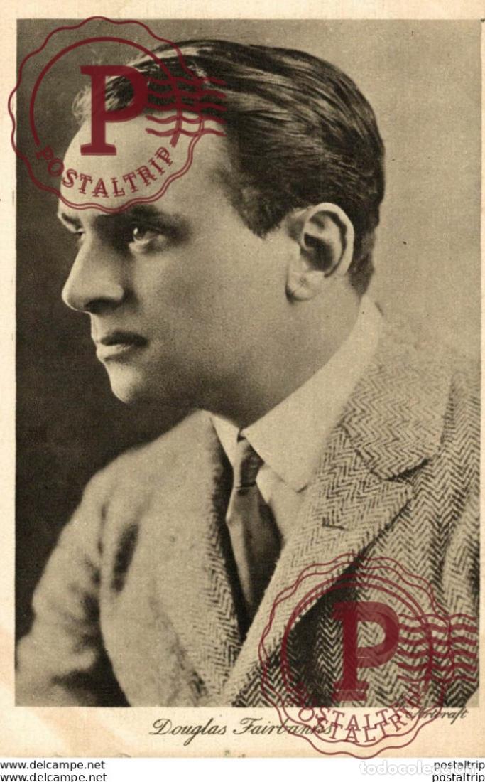 Cine: Douglas Fairbanks. 8.5*13.5 cm Plain Back