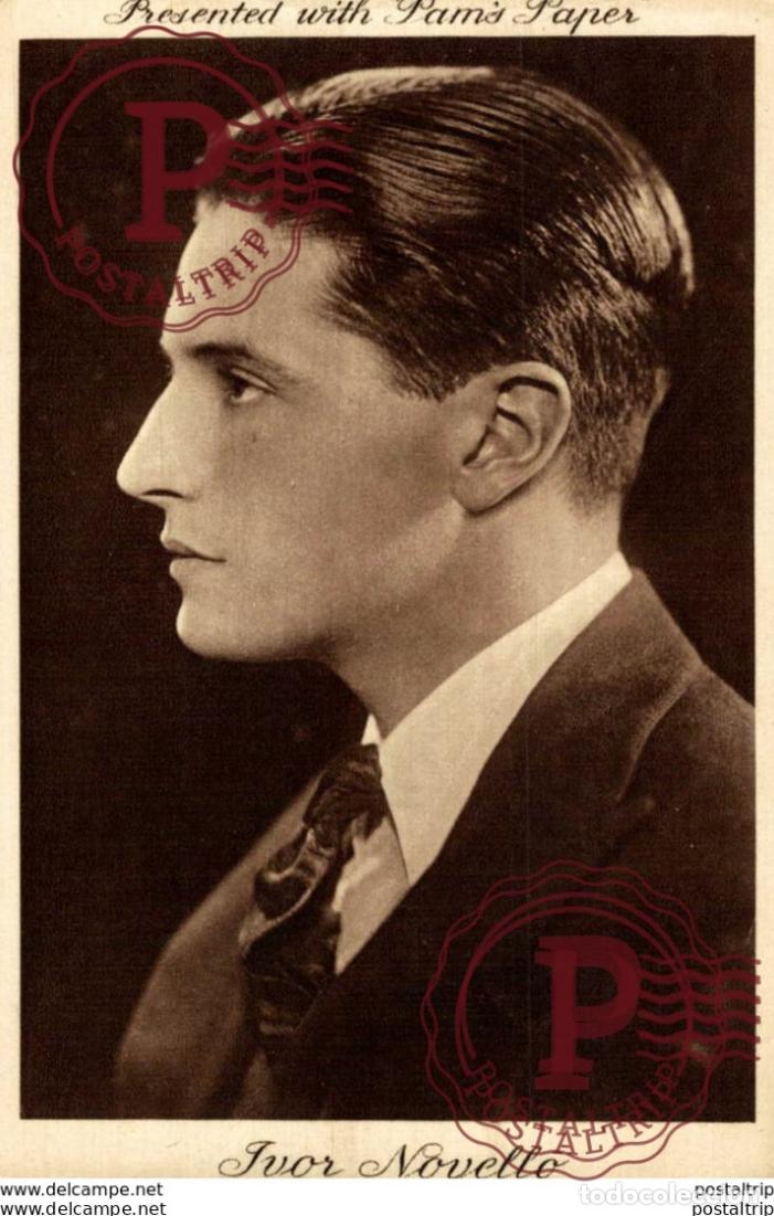 Cine: Ivor Novello. 8.5*13.5 cm Plain Back