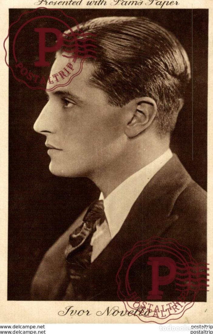 Cine: Yvor Novello. 8.5*13.5 cm Plain Back