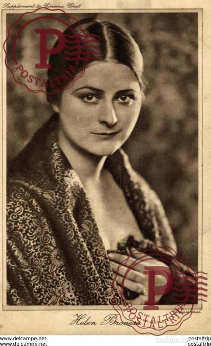 Cine: Helen Broneau. 8.5*13.5 cm Plain Back