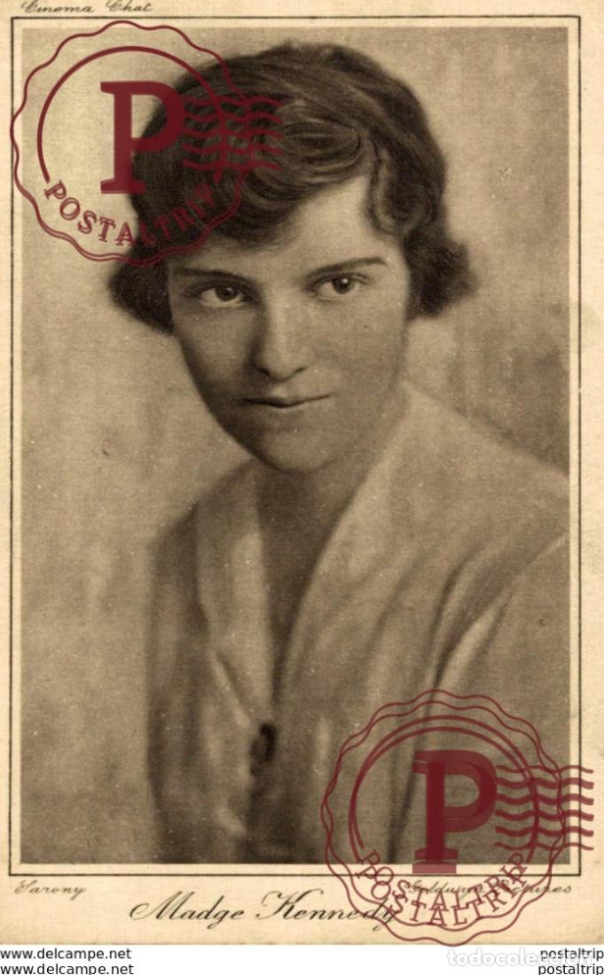 Cine: Madge Kennedy. 8.5*13.5 cm Plain Back