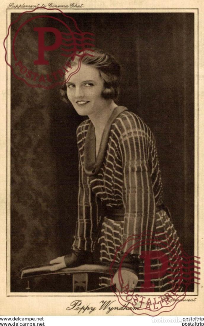 Cine: Poppy Wyndham. 8.5*13.5 cm Plain Back