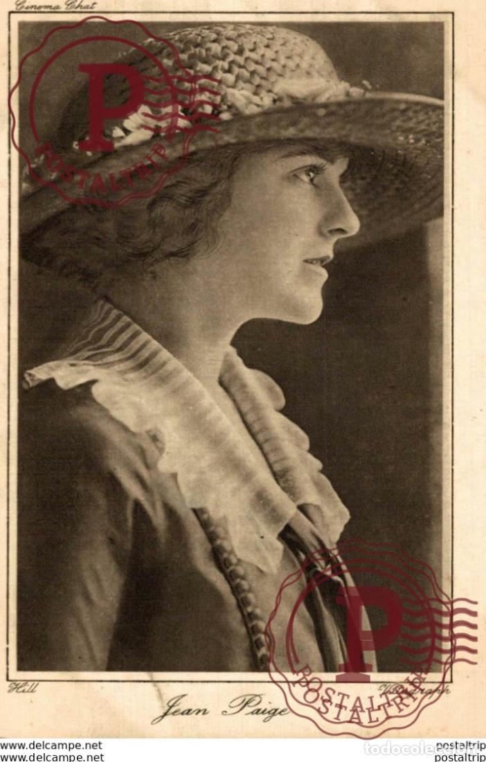 Cine: Jean Paige. 8.5*13.5 cm Plain Back
