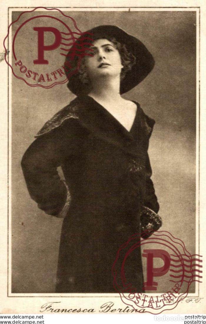 Cine: Francesca Bertina. 8.5*13.5 cm Plain Back