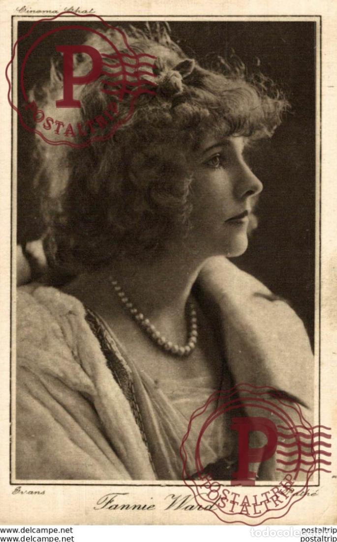 Cine: Fannie Ward. 8.5*13.5 cm Plain Back