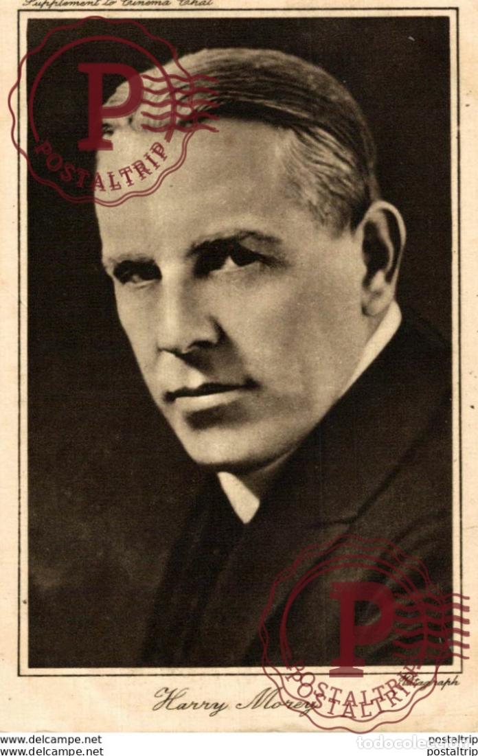 Cine: Harry Morey. 8.5*13.5 cm Plain Back