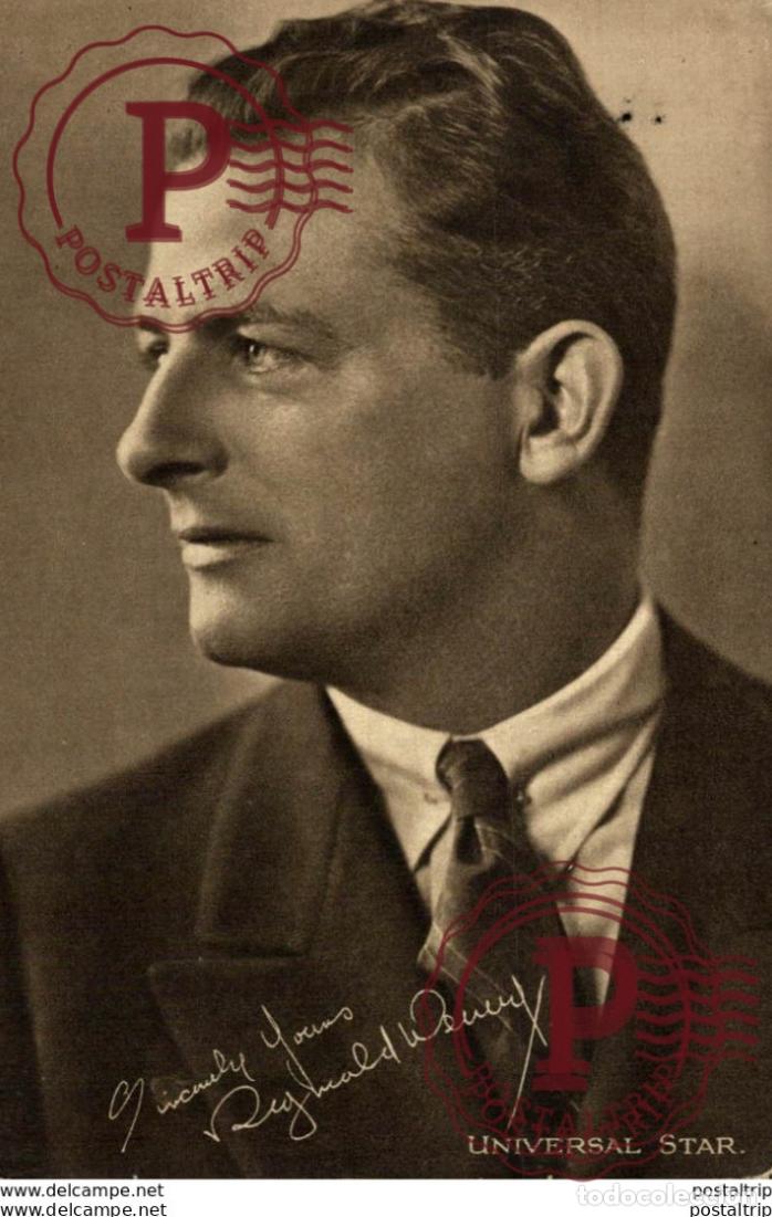 Kino: Reginald Denny. 8.5*13.5 cm Plain Back