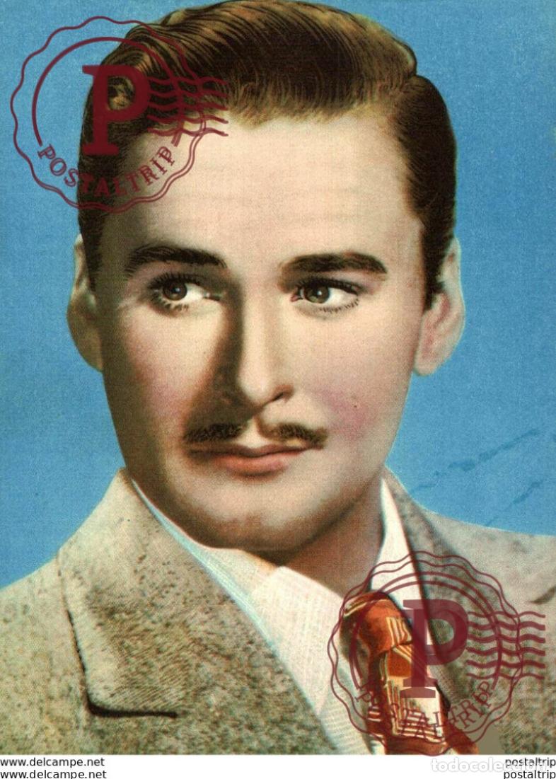 Cine: Errol Flynn. 8.5*13.5 cm Plain Back