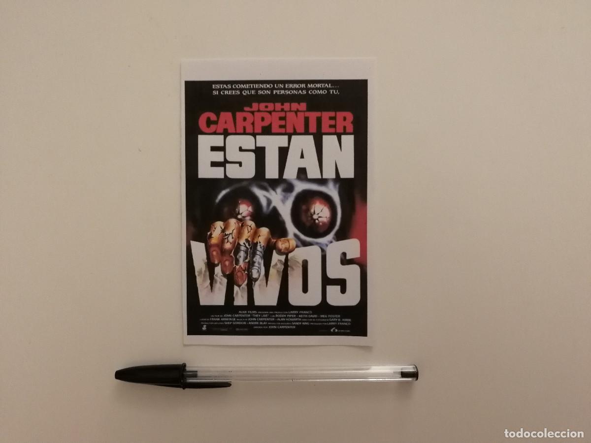 Cine: IMPRESO PAPEL -9*13- ESTAN VIVOS - CIENCIA FICCION - JOHN CARPENTER