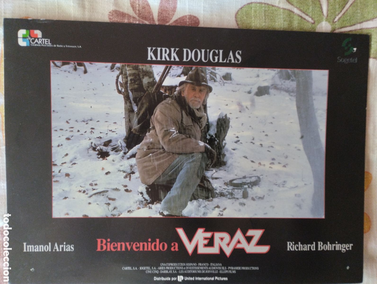 Cine: 3 FOTOCROMOS - VERAZ - KIRK DOUGLAS