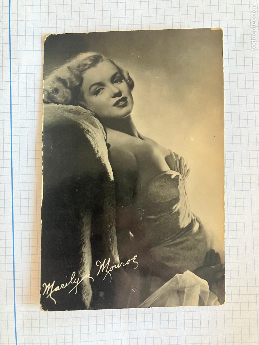 Cine: MARILYN MONROE - ANTIGUA POSTAL CINE ORIGINAL