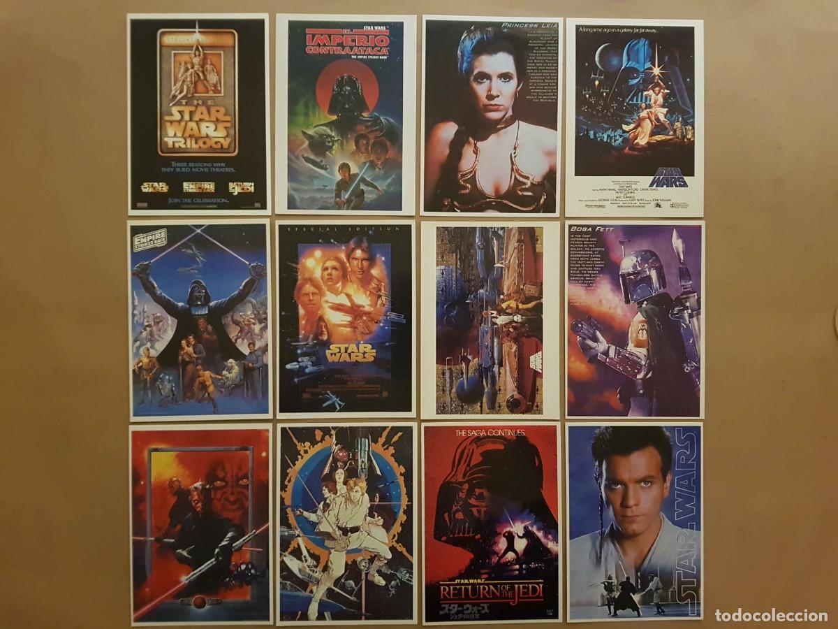 Cine: LOTE: 12 POSTALES DE LA GUERRA DE LAS GALAXIAS /STAR WARS - N&ordm; 3