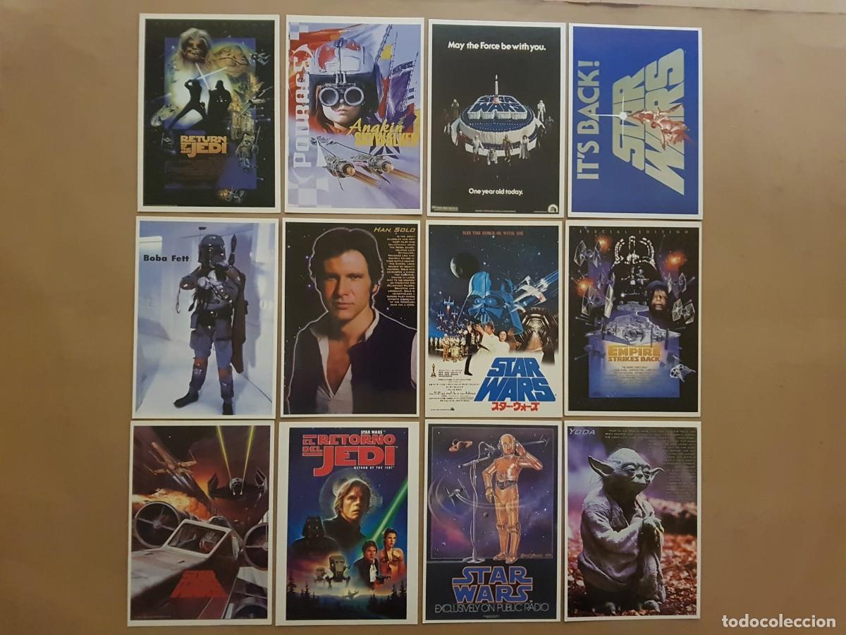 Cine: LOTE: 12 POSTALES DE LA GUERRA DE LAS GALAXIAS /STAR WARS - N&ordm; 4