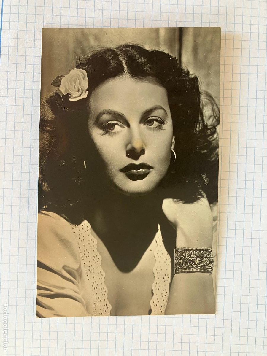 Cine: HEDY LAMARR - ANTIGUA POSTAL CINE ORIGINAL
