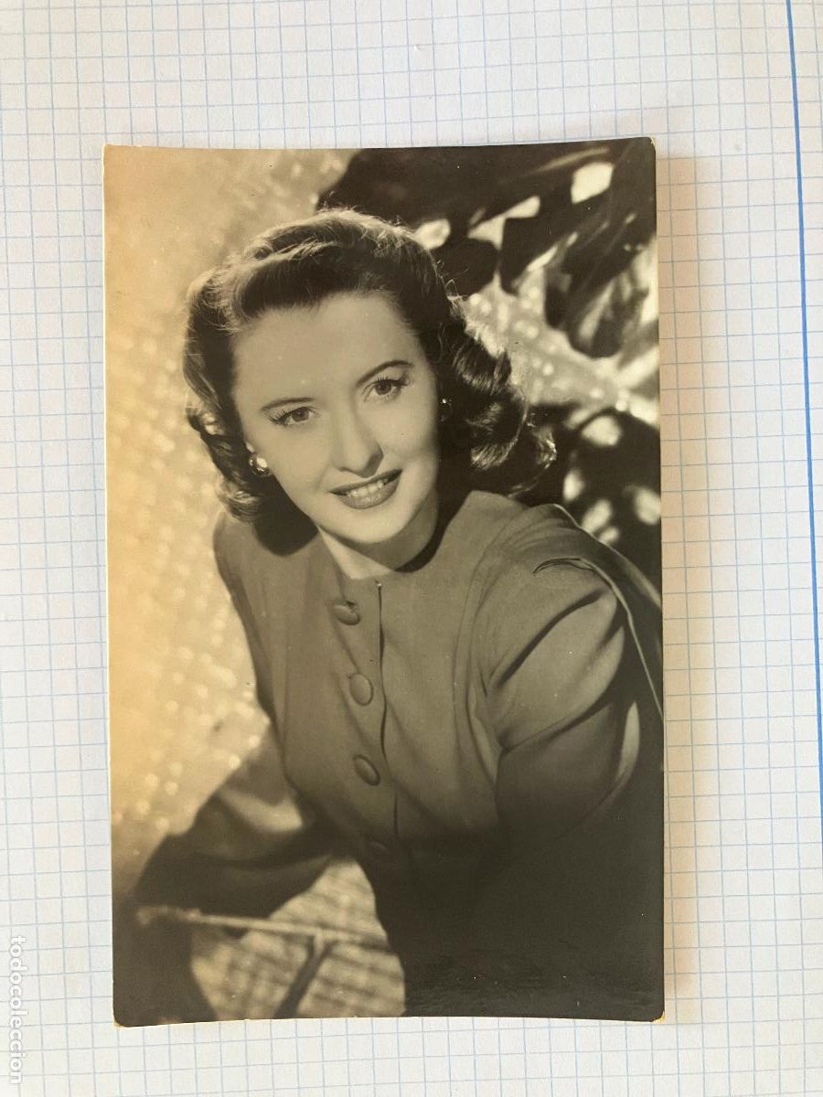 Cine: BARBARA STANWYCK - ANTIGUA POSTAL CINE ORIGINAL