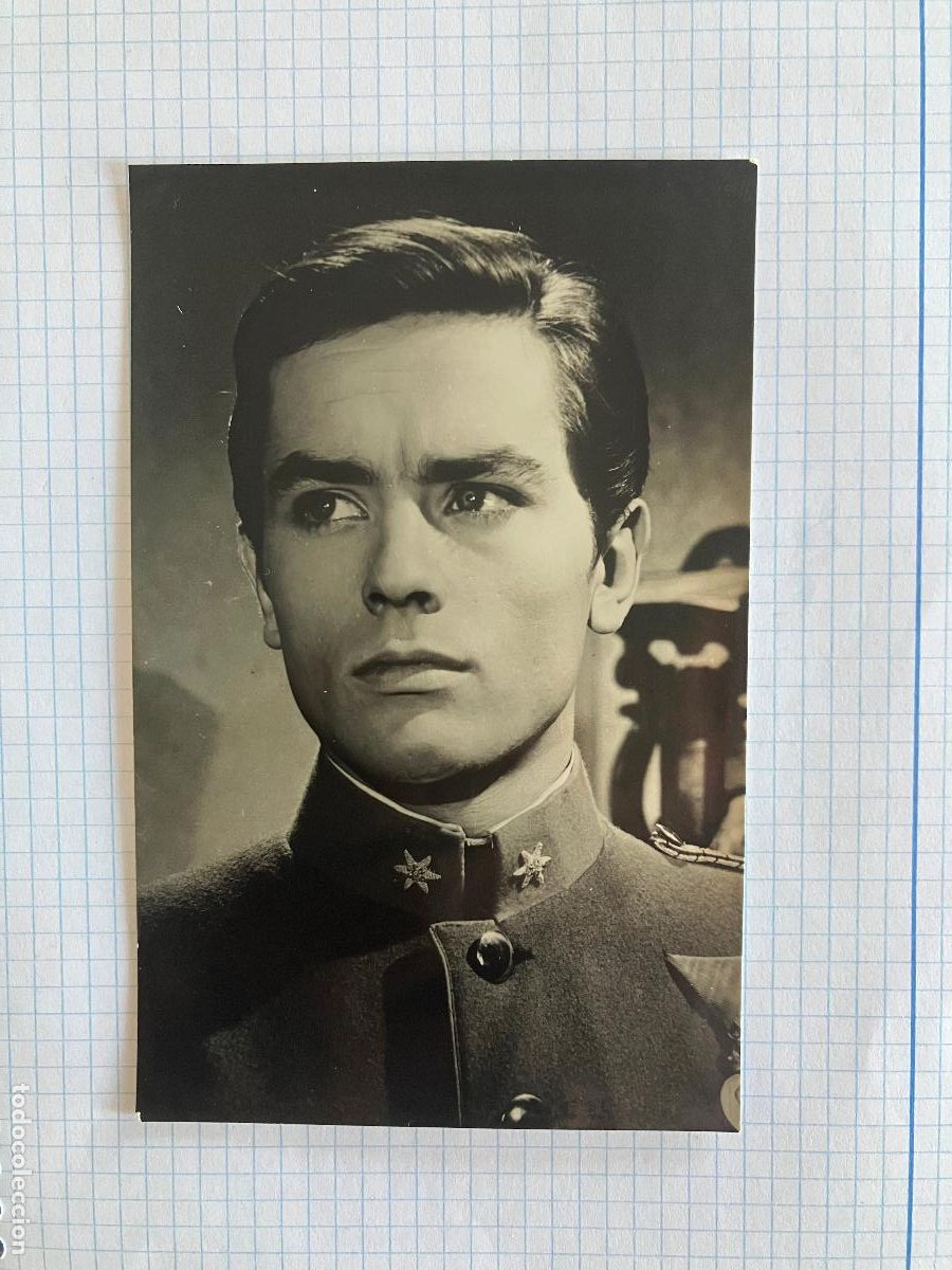 Cine: ALAIN DELON - ANTIGUA POSTAL CINE ORIGINAL
