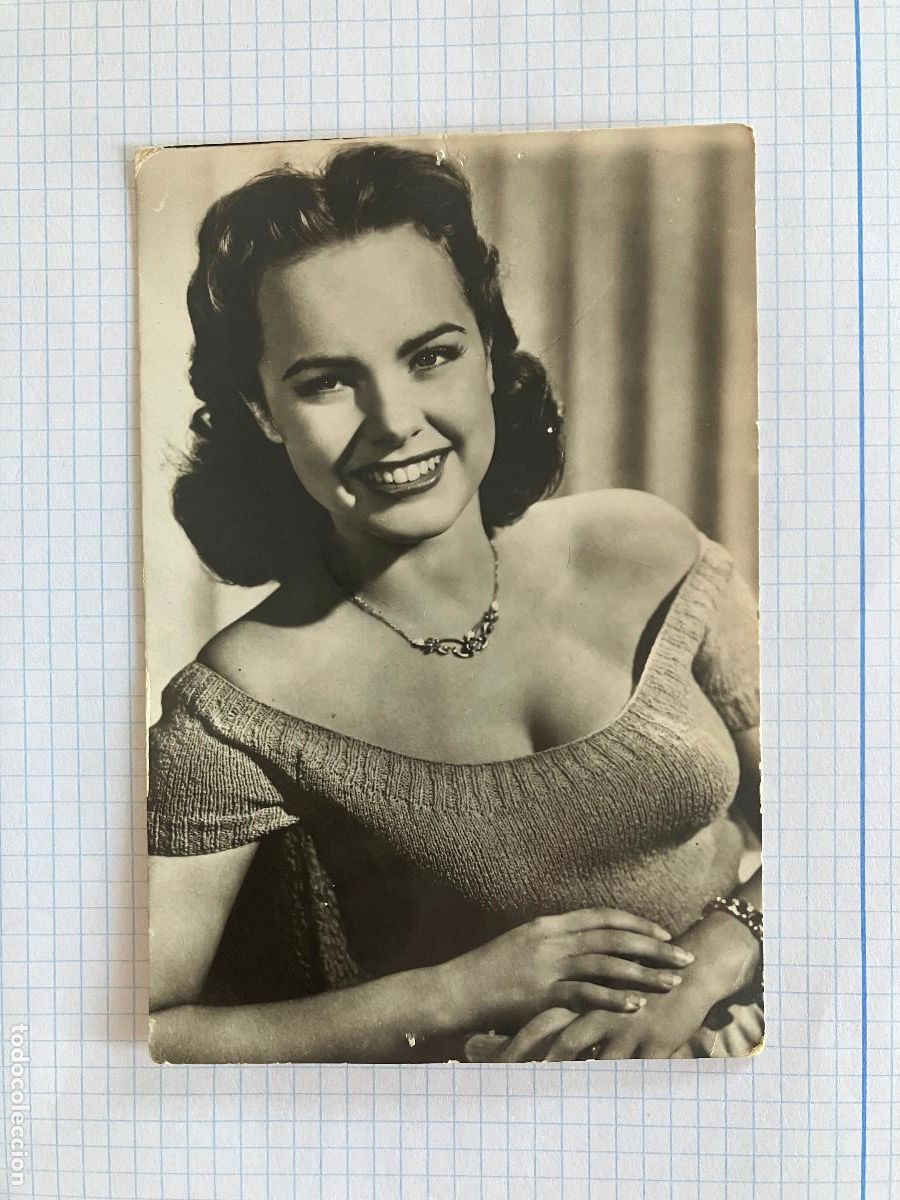 Cine: TERRY MOORE - ANTIGUA POSTAL CINE ORIGINAL