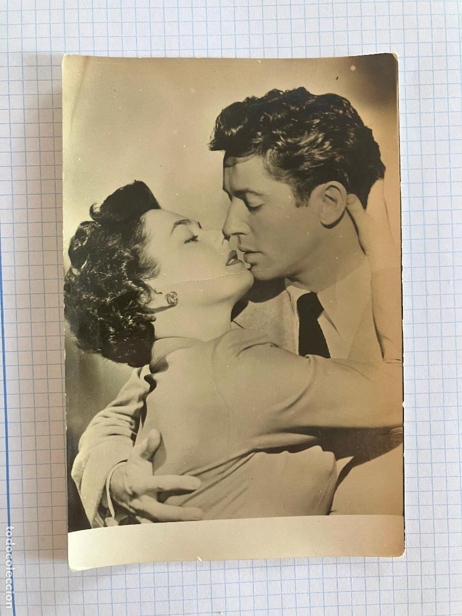 Cine: RUTH ROMAN FARLEY GRANGER - ANTIGUA POSTAL CINE ORIGINAL