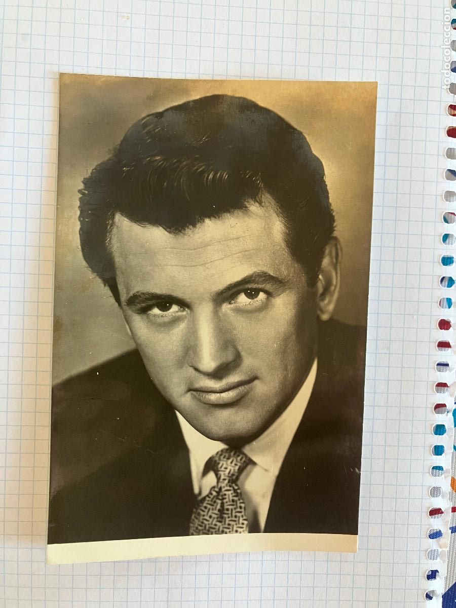 Cine: ROCK HUDSON - ANTIGUA POSTAL CINE ORIGINAL