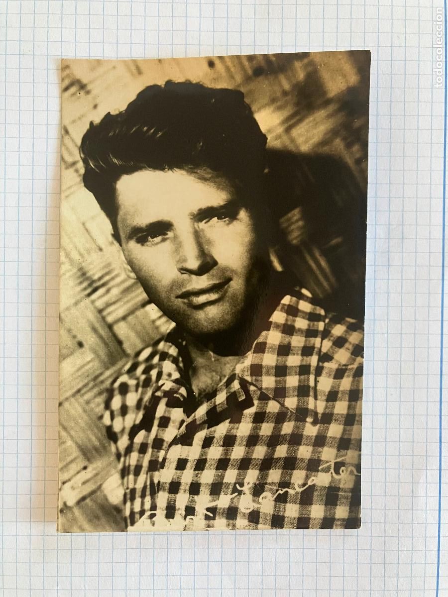 Cine: BURT LANCASTER - ANTIGUA POSTAL CINE ORIGINAL