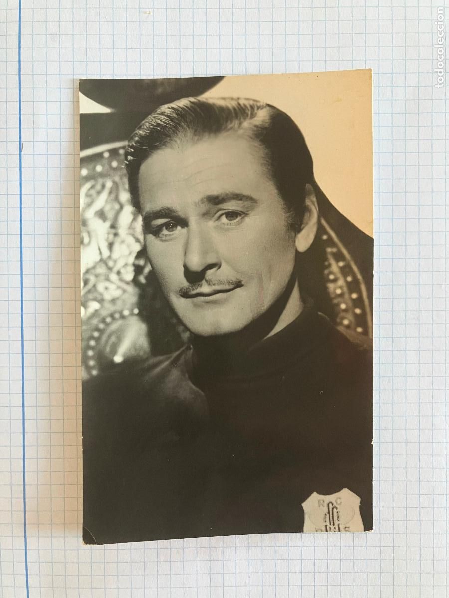 Cine: ERROL FLYNN - ANTIGUA POSTAL CINE ORIGINAL