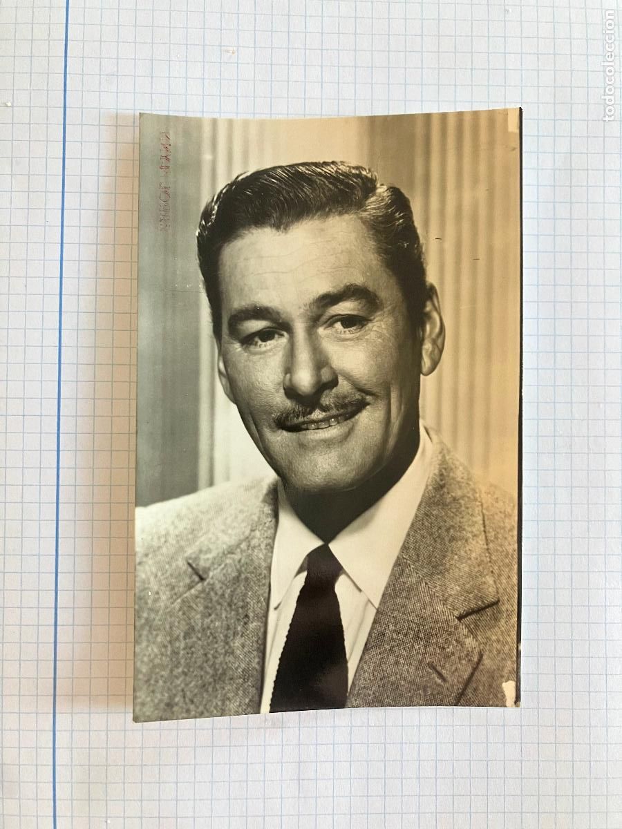 Cine: ERROL FLYNN - ANTIGUA POSTAL CINE ORIGINAL