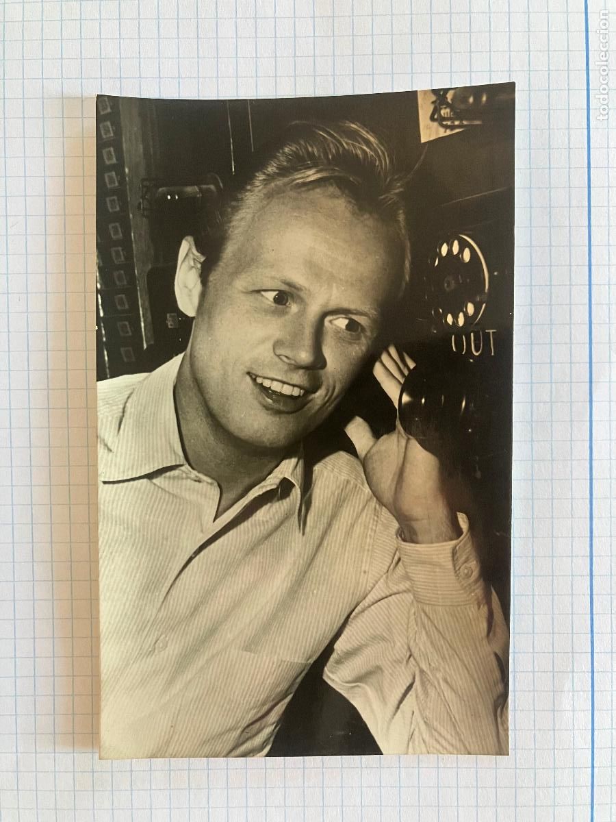 Cine: RICHARD WIDMARK - ANTIGUA POSTAL CINE ORIGINAL