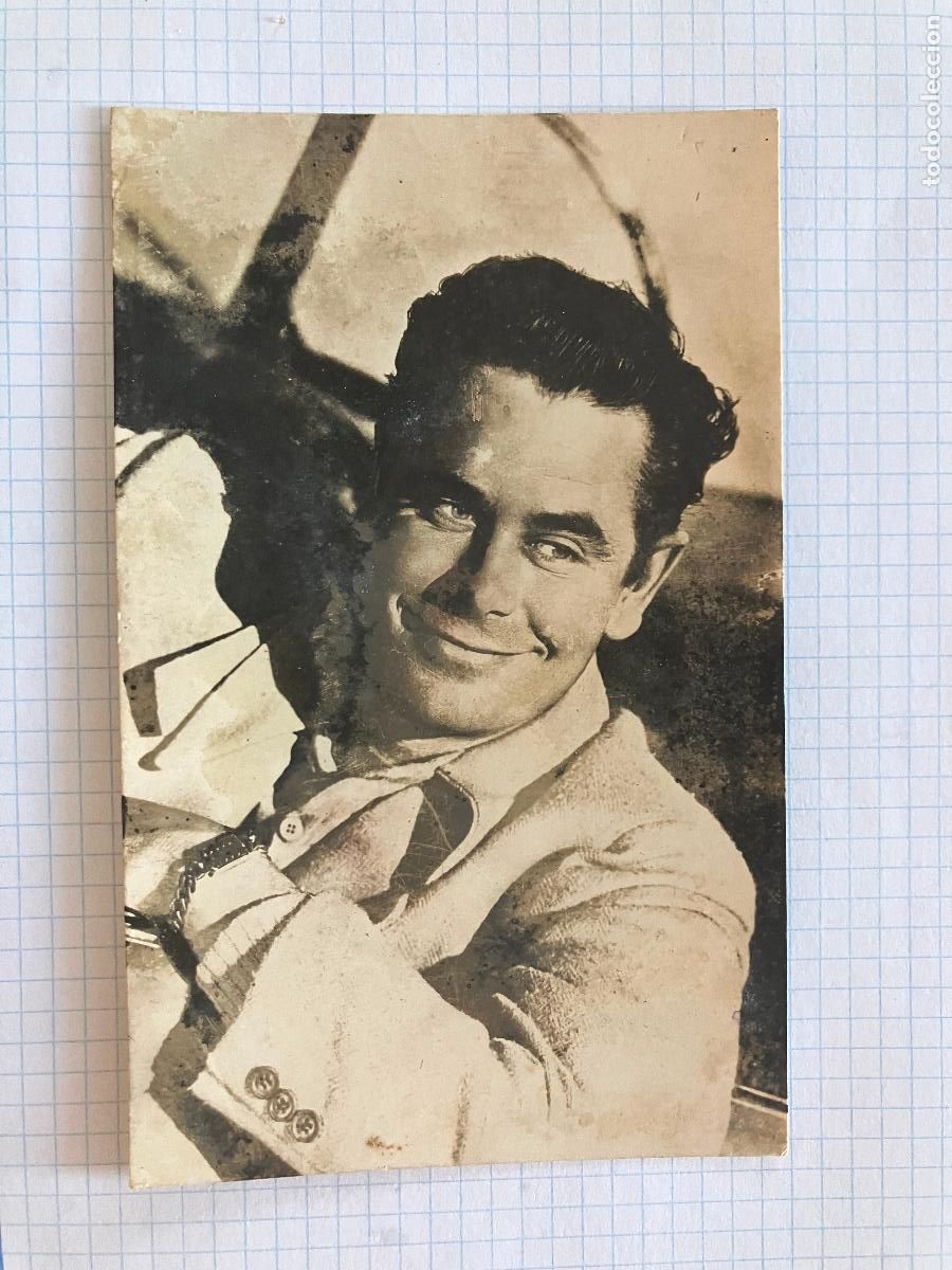 Cine: GLENN FORD - ANTIGUA POSTAL CINE ORIGINAL