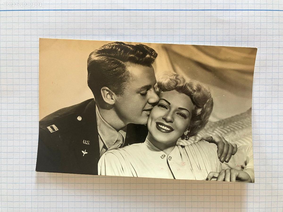 Cine: LANA TURNER VAN JOHNSON - ANTIGUA POSTAL CINE ORIGINAL