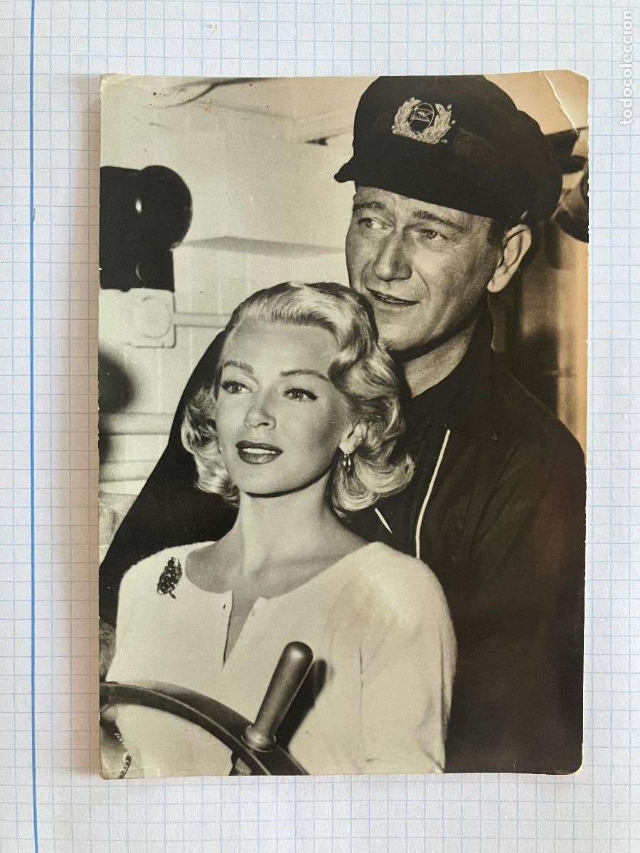 Cine: LANA TURNER JOHN WAYNE - ANTIGUA POSTAL CINE ORIGINAL