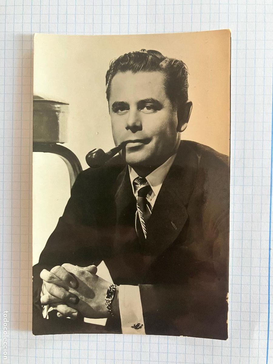 Cine: GLENN FORD - ANTIGUA POSTAL CINE ORIGINAL