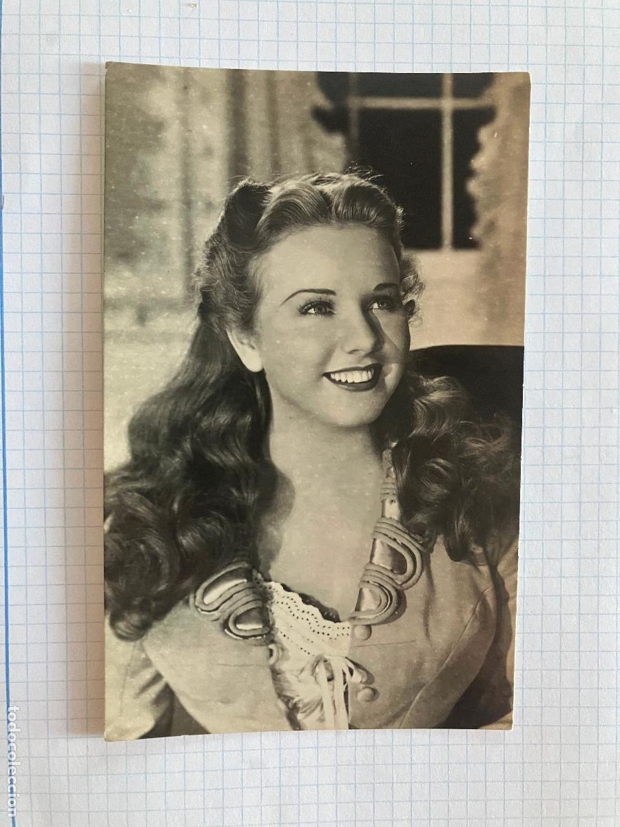 Cine: DIANA DURBIN - ANTIGUA POSTAL CINE ORIGINAL