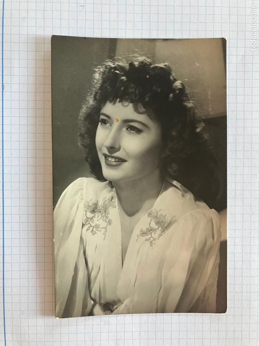 Cine: BARBARA STANWYCK - ANTIGUA POSTAL CINE ORIGINAL