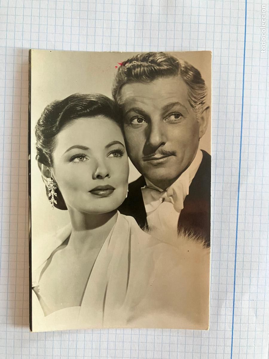 Cine: DANNY KEY GENE TIERNEY - ANTIGUA POSTAL CINE ORIGINAL