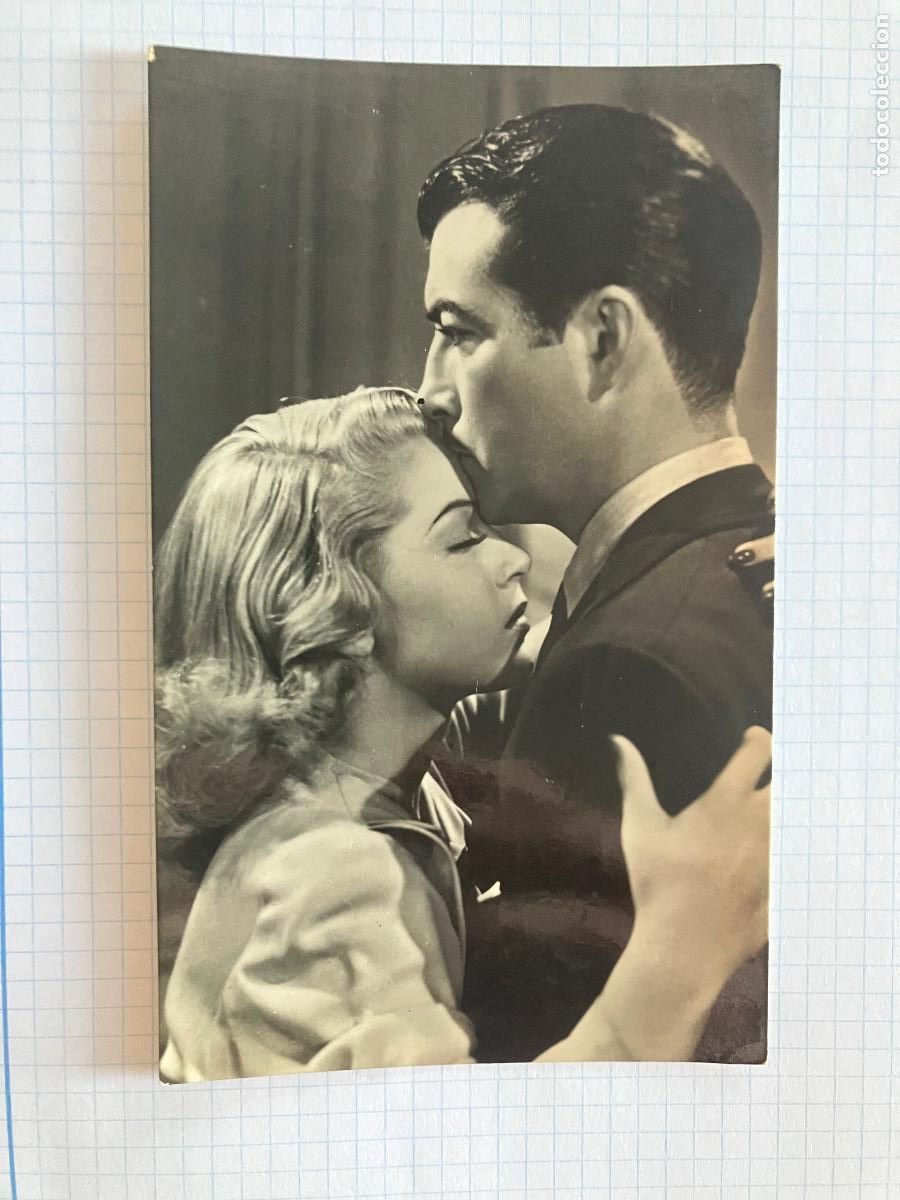 Cine: LANA TURNER ROBERT TAYLOR - ANTIGUA POSTAL CINE ORIGINAL