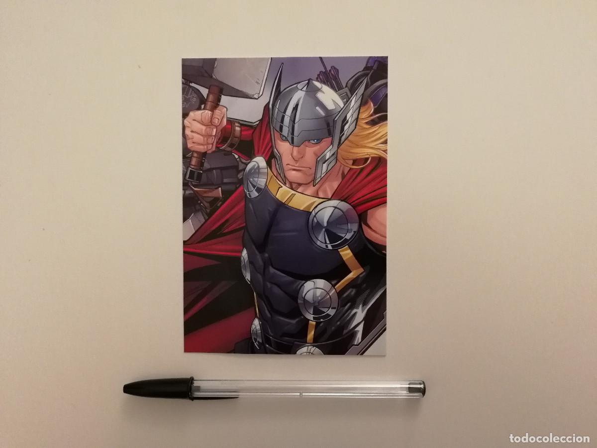 Cine: TARJETA ACARTONADA -10*15- THOR - MARVEL COMICS - el Dios del Trueno