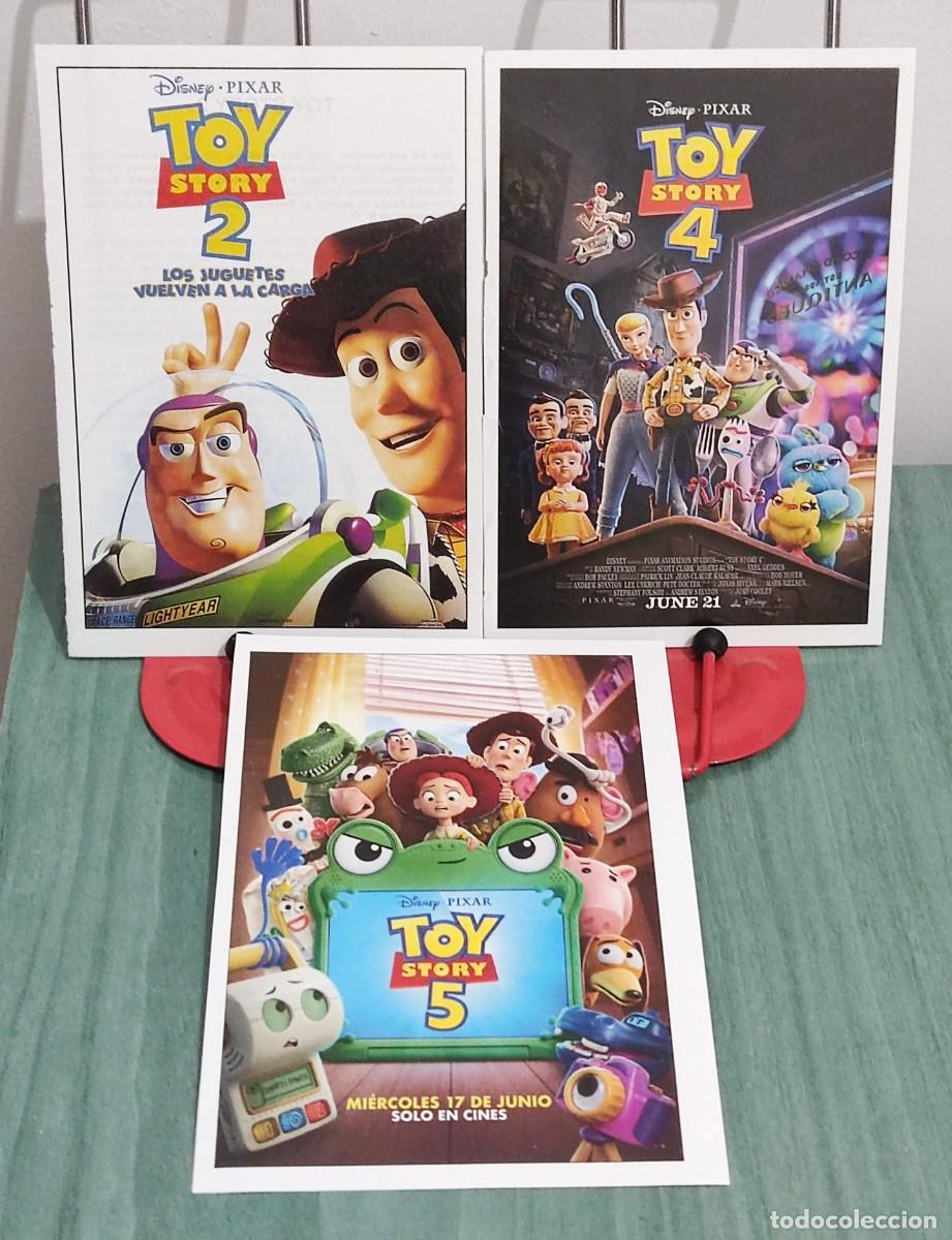 Cinema: Toy story 2, 4 y 5 . 3 Fichas revista Accion cine