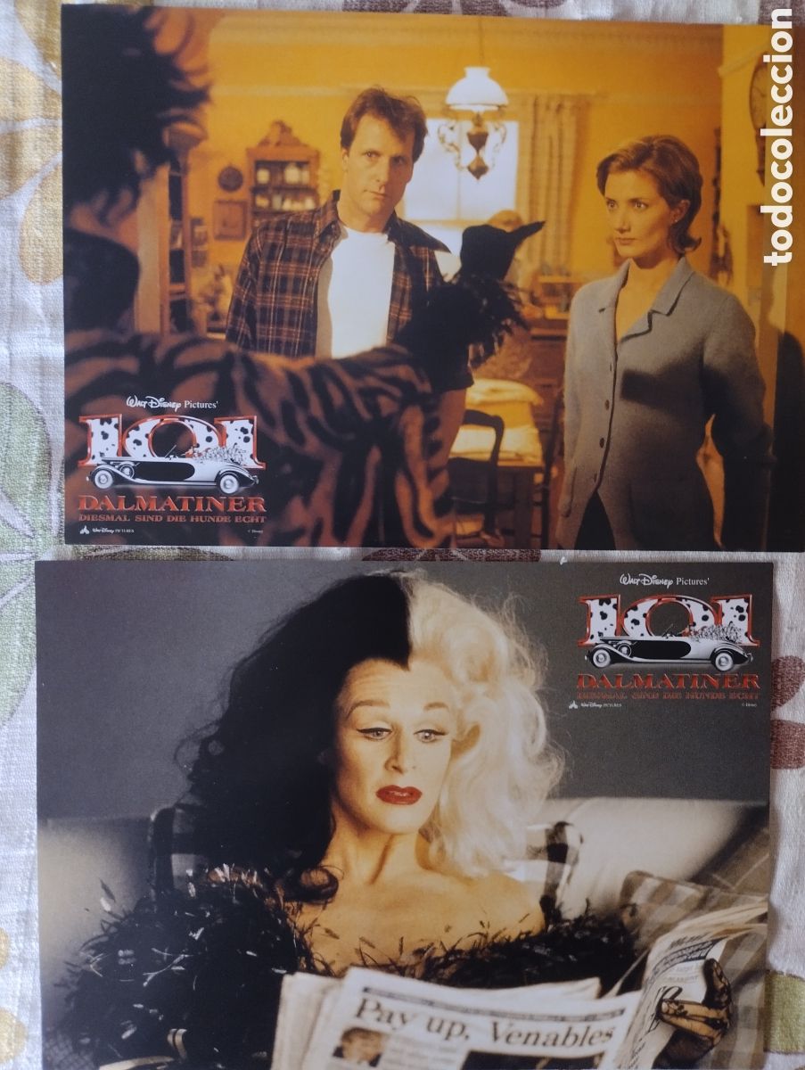 Cine: 12 FOTOCROMOS DE ALEMANIA - 101 D&Aacute;LMATAS