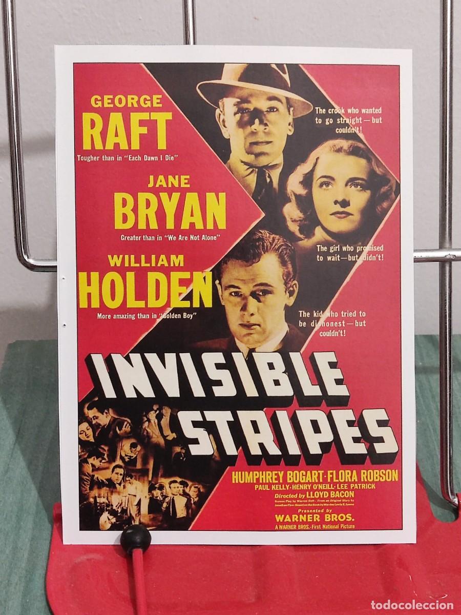 Cine: Hombres marcados (Invisible stripes) . Ficha revista Accion cine