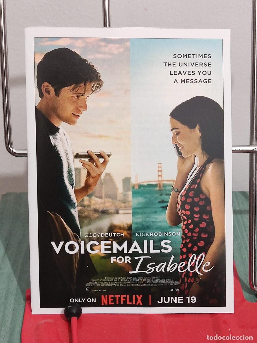 Cine: Mensajes de voz para Isabelle (Voicemails for Isabelle) . Ficha revista Accion cine