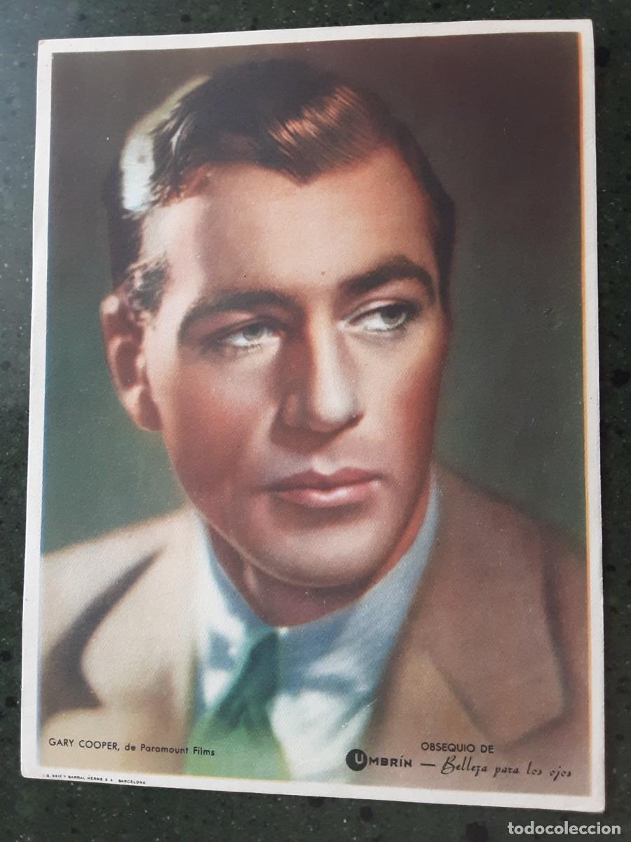 Cine: GARY COOPER, FOTOGRAFIA A TODO COLOR PARAMOUNT.