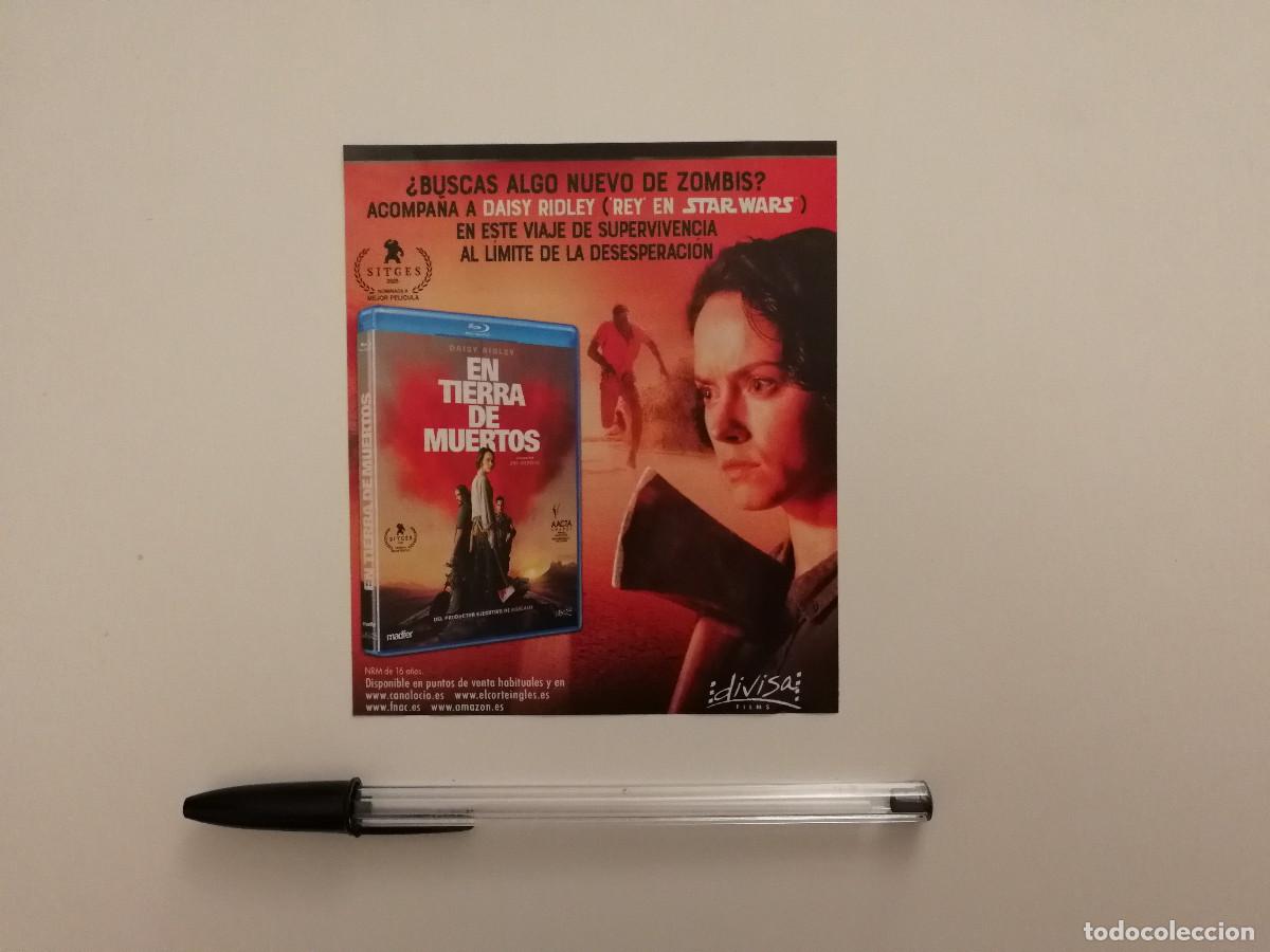 Cine: TARJETA ACARTONADA - En tierra de Muertos - TERROR ZOMBIS - Daisy Ridley