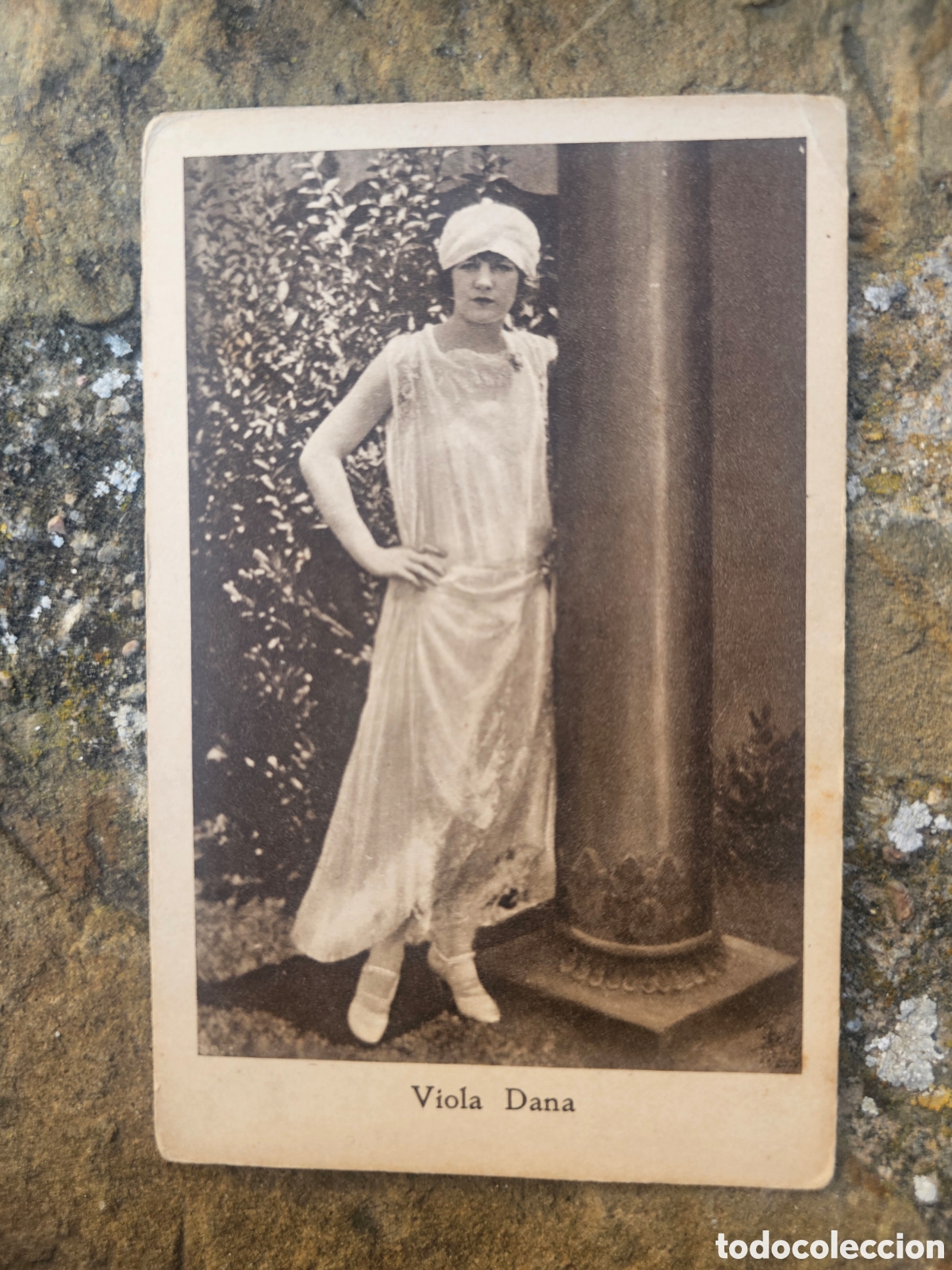 Cine: Tarjeta Postal Antigua Viola Dana - Cine Mudo - Chocolates Evaristo Juncosa (A&ntilde;os 20)