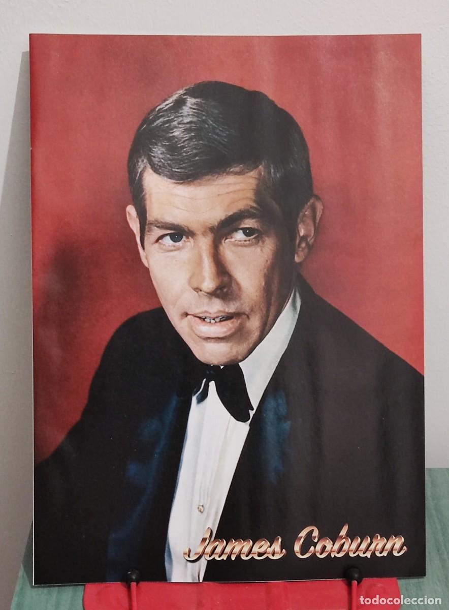 Cine: James Coburn . Reportaje 8 paginas revista Accion cine