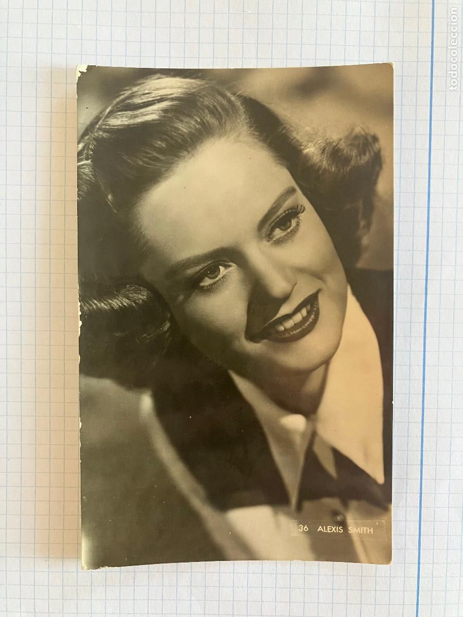 Cine: ALEXIS SMITH - ANTIGUA POSTAL CINE ORIGINAL