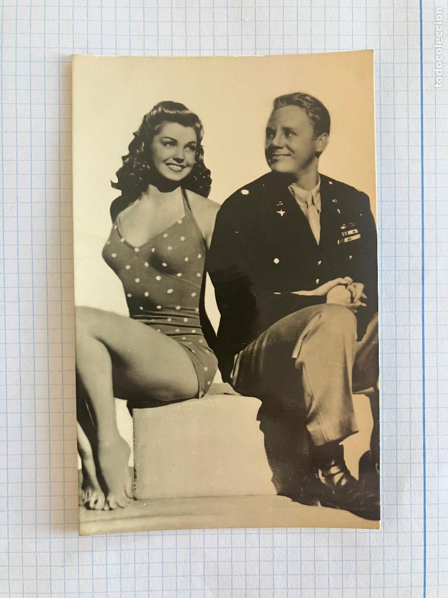 Cinema: ESTHER WILLIAMS VAN JOHNSON - ANTIGUA POSTAL CINE ORIGINAL